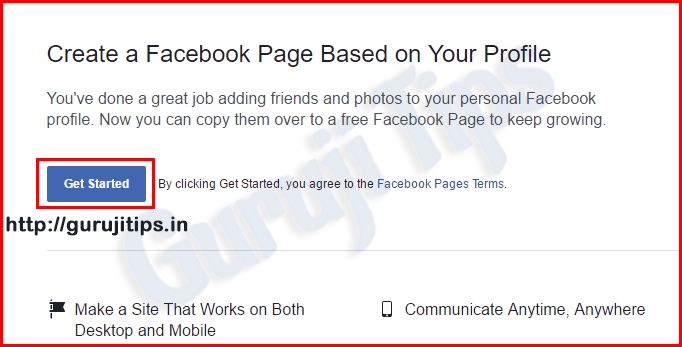 Facebook Profile To Page Migration
