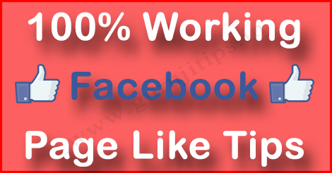 Facebook Page Like Tips