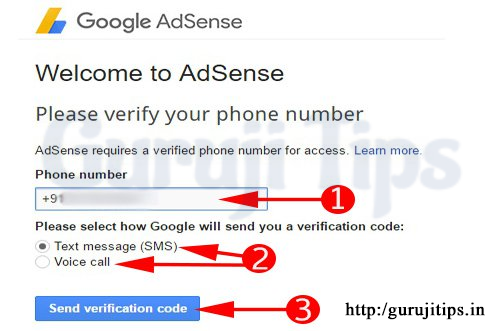 Google Adsense Mobile Verification