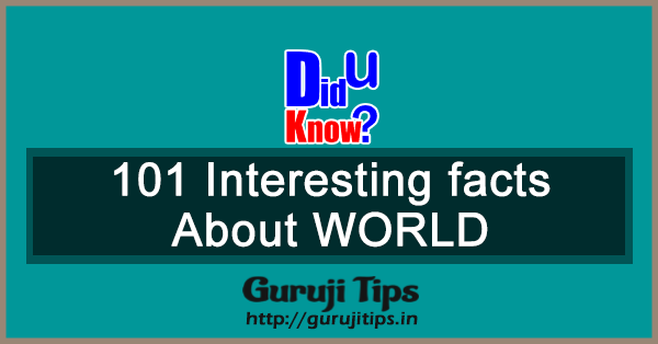 101 Interesting Fact of World